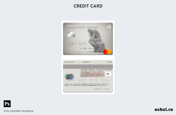 цифровая загрузка шаблона mastercard австралийского военного банка Австралии